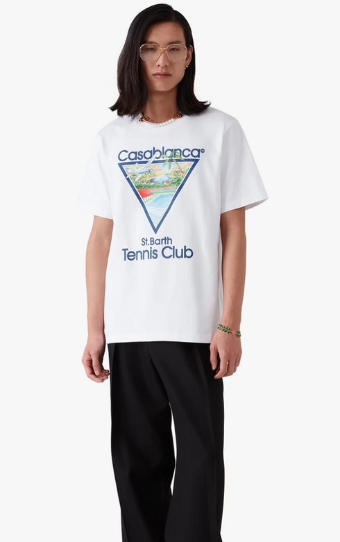 Casablanca Tennis Club Icon T‑Shirt
