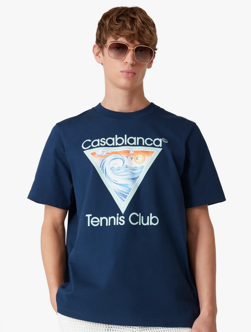 Casablanca Tennis Club Icon T‑Shirt