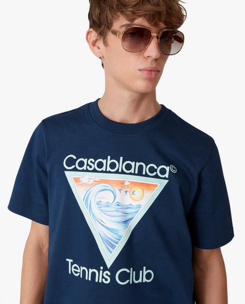 Casablanca Tennis Club Icon T‑Shirt