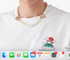 Casablanca Montagne Ondulee T‑Shirt