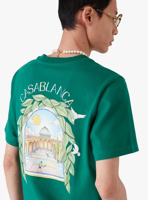 Casablanca L'Arche De Tennis T‑Shirt