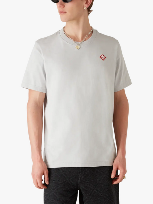 Casablanca Grey Diamond Logo T-Shirt