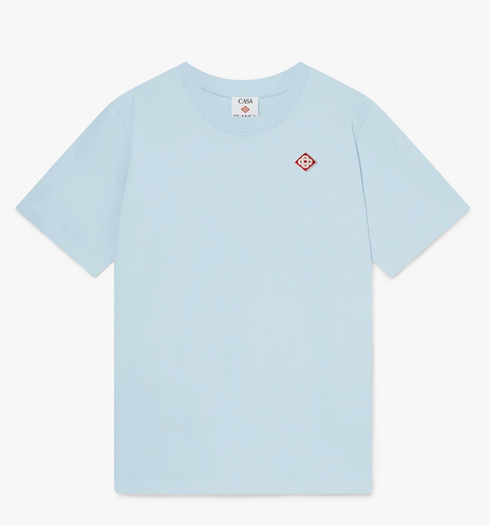 Casablanca Light Blue Diamond Logo T-Shirt Unisex
