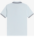 Fred Perry Twin Tripped Polo Light Ice/Anchor Grey M3600-S27