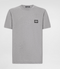 Dolche&Gabanna Cotton T-Shirt with metal branded tag Grey