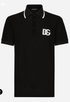 Dolche&Gabanna Cotton Pique Poloshirt with D&G Embroidery