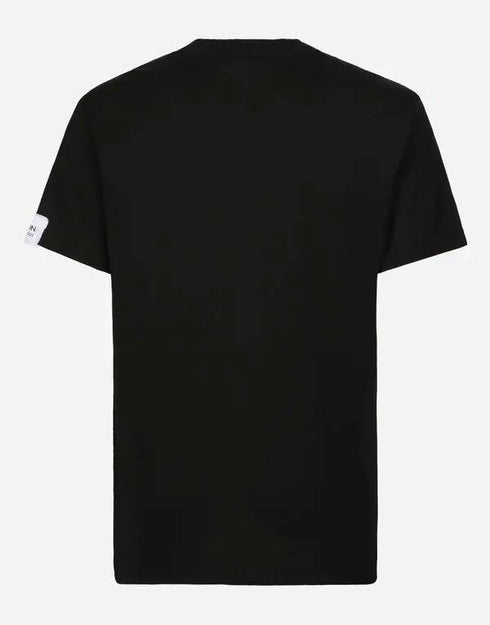 Dolche&Gabana Cotton Round - Neck T-Shirt with Patch (Re-Edition)