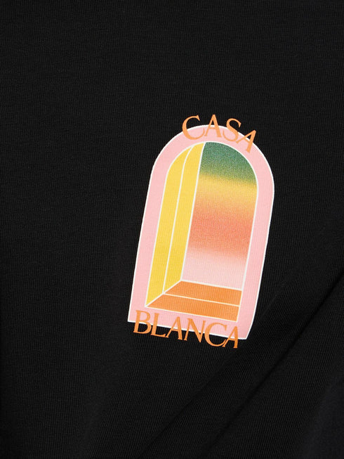 Casablanca Gradient Arch Logo Printed T-Shirt