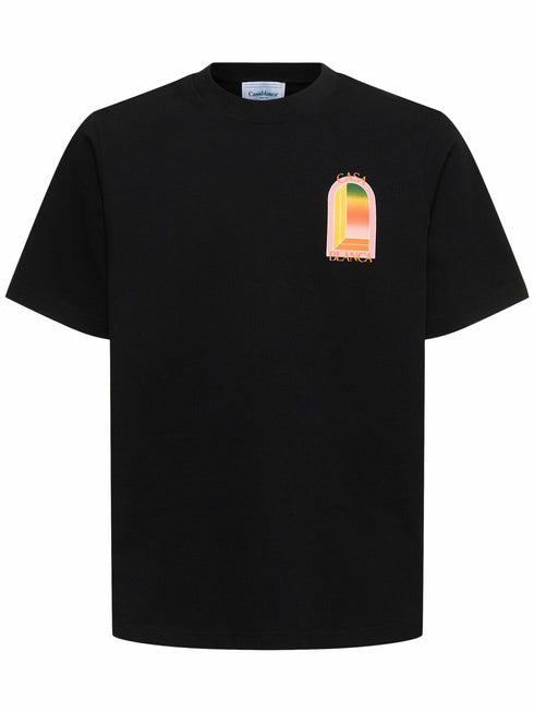 Casablanca Gradient Arch Logo Printed T-Shirt