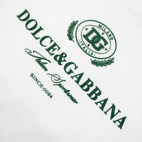 Dolce & Gabbana Logo Print T Shirt White V0800