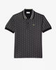 Lacoste Men Classic Fit Monogram Jacquard Polo Shirt