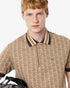 Lacoste Men Classic Fit Monogram Jacquard Polo Shirt