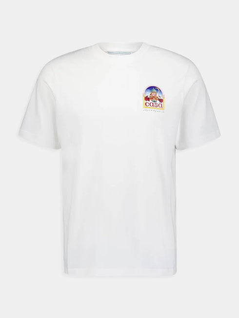 Casablanca Vue DE L'arche Organic Cotton T-Shirt