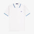 Fred Perry Twin Tipped Poloshirt Snow White / Deep Mint/ Soho Eclipce