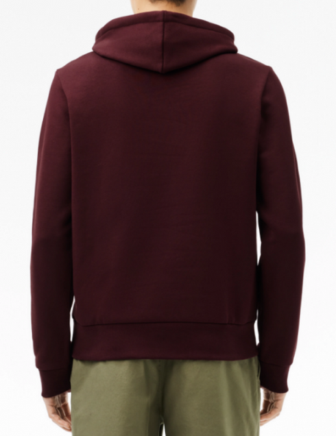 Lacoste Men Zip Up Fleece Hoodie
