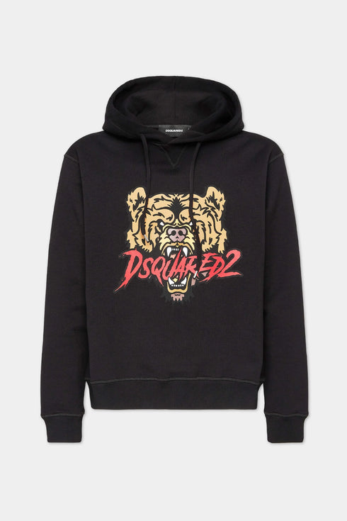 Dsquared2 Bear Logo Cool Fit Hoodie