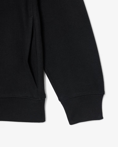 Zip-Up Men High Neck Interlock Sweatshirt