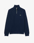 Zip-Up Men High Neck Interlock Sweatshirt