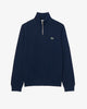 Zip-Up Men High Neck Interlock Sweatshirt