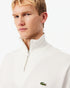 Lacoste Men Zip-Up High Neck Interlock Sweatshirt