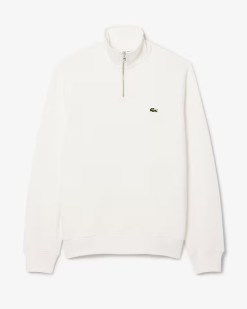 Lacoste Men Zip-Up High Neck Interlock Sweatshirt