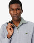 Zip-Up Men High Neck Interlock Sweatshirt