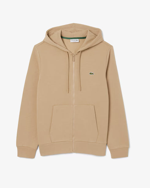 Lacoste Men Zip Up Fleece Hoodie