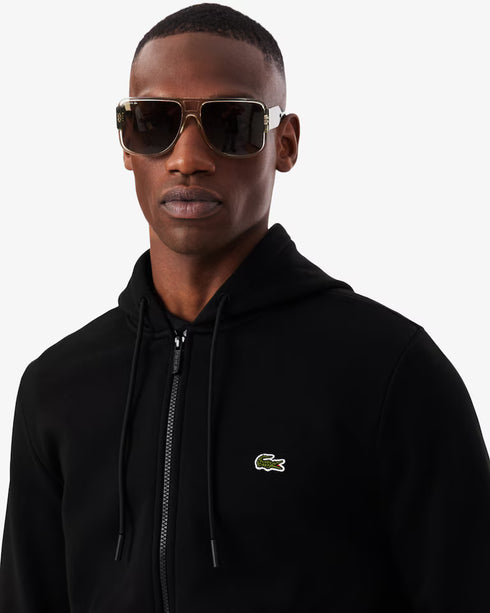 Lacoste Men Zip Up Fleece Hoodie