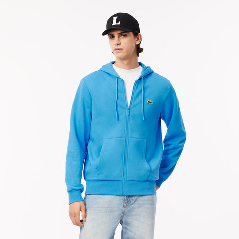 Lacoste Men Zip Up Fleece Hoodie
