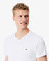 Lacoste Men Lightweight Cotton Pima V Neck T-shirt