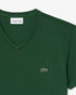 Lacoste Men Lightweight Cotton Pima V Neck T-shirt