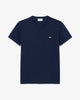 Lacoste Men Lightweight Cotton Pima V Neck T-shirt