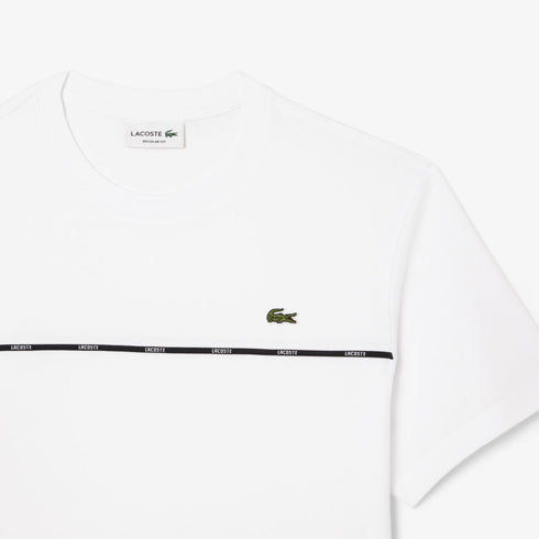 Lacoste Trim Cotton Jersey T-shirt