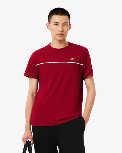 Lacoste Trim Cotton Jersey T-shirt