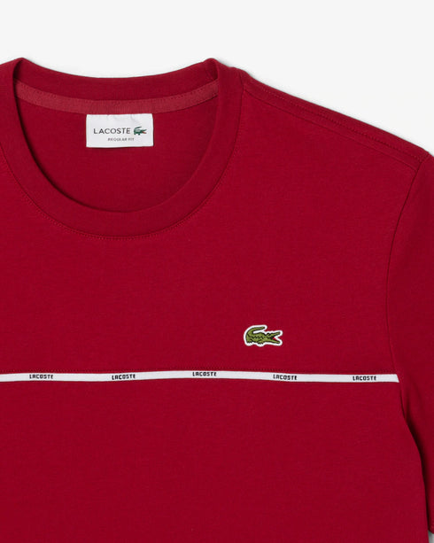 Lacoste Trim Cotton Jersey T-shirt