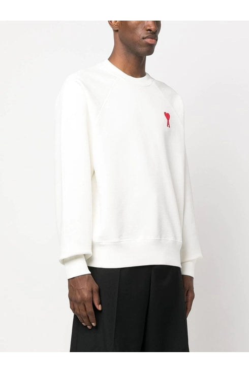 Ami De Couer Tonal ADS Men Sweatshirt White