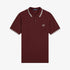 Fred Perry Twin Tripped Polo Oxblood/Ecru