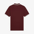 Fred Perry Twin Tripped Polo Oxblood/Ecru