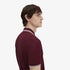 Fred Perry Twin Tripped Polo Oxblood/Ecru