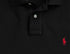 Ralph Lauren Polo Custom Slim Fit Polo Shirt Black